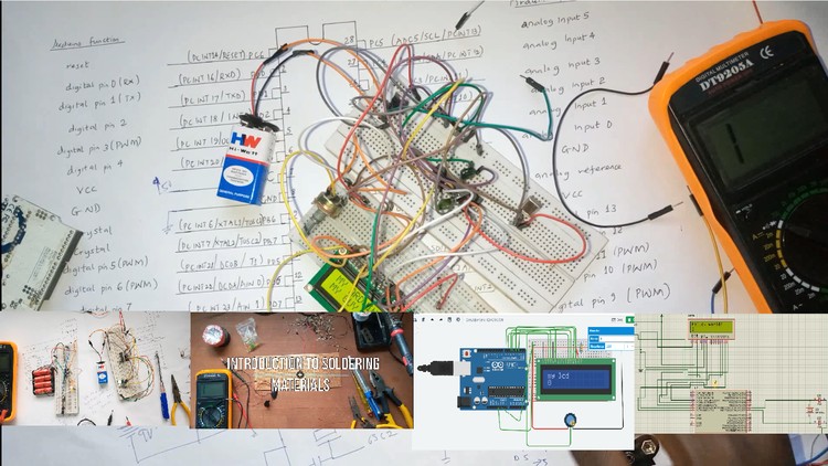 Read more about the article Electronics course for Arduino and pi Students (+Projects)