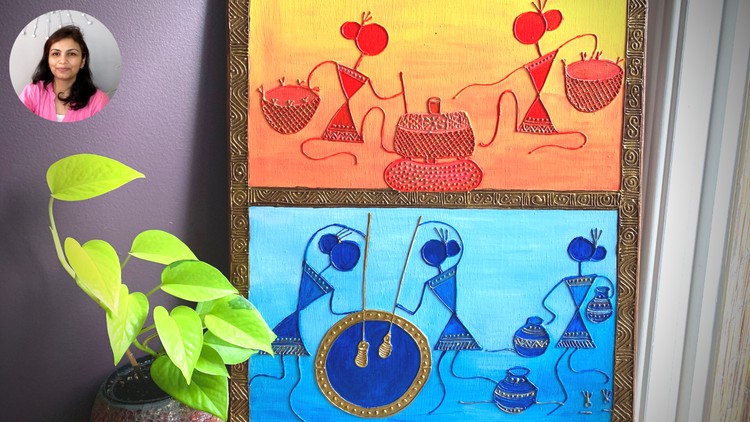 Read more about the article Home Décor – Learn Fine Art Skills with Warli (Folk) Art