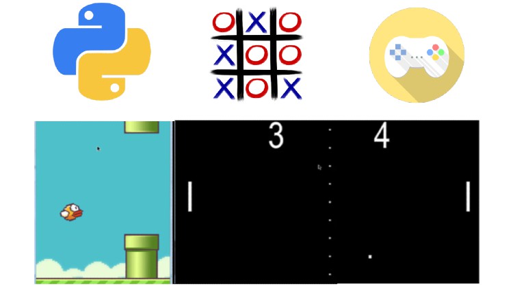 Python Course:Learn Python By building Games 2024 in Python.