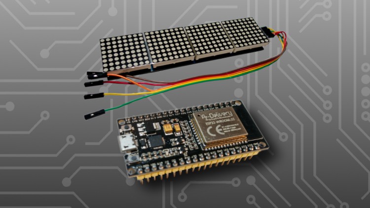 Read more about the article Control a LED Matrix via web interface with Arduino ESP32