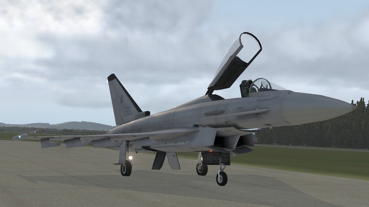 Read more about the article EuroFighter Typhoon Current British Fighter at Lossiemouth.