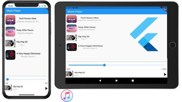 Read more about the article Flutter Music Player App with State Management from Scratch
