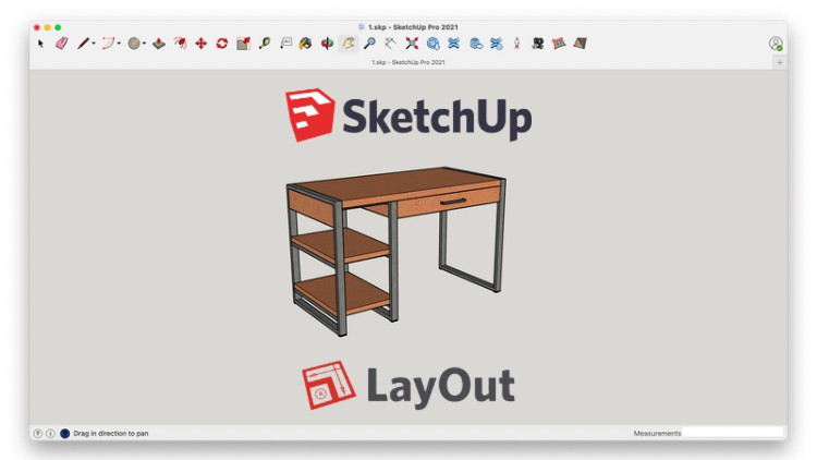 Read more about the article SketchUp furniture desing + technical docs in LayOut