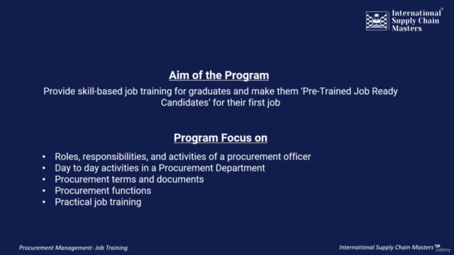 Procurement Management- Job Training Course - Screenshot_02
