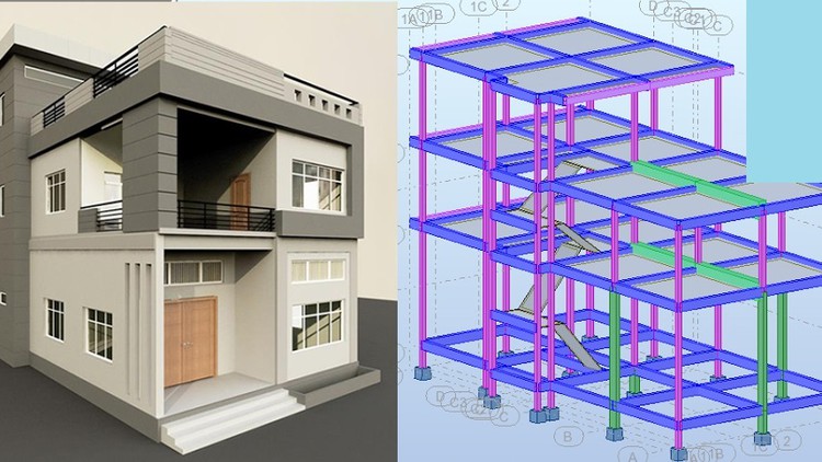 Read more about the article Autodesk Structural Robot R.C.C Villa Design in UAE
