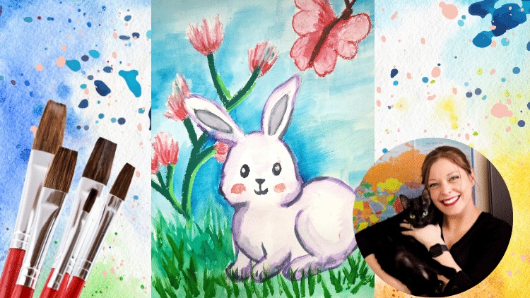 Read more about the article How to Paint a Cute Rabbit Using Watercolor for Beginner Art