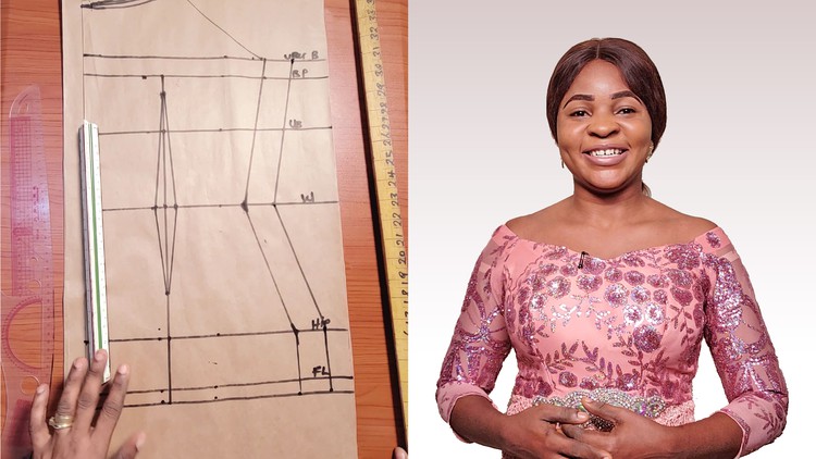 Read more about the article Patternmaking For Beginners: Draft An Offshoulder Dress