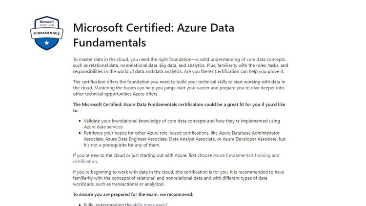 Read more about the article DP-900: Microsoft Azure Data Fundamentals Practice Tests
