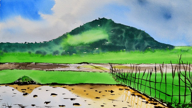 Read more about the article Watercolor Painting Course for Beginner
