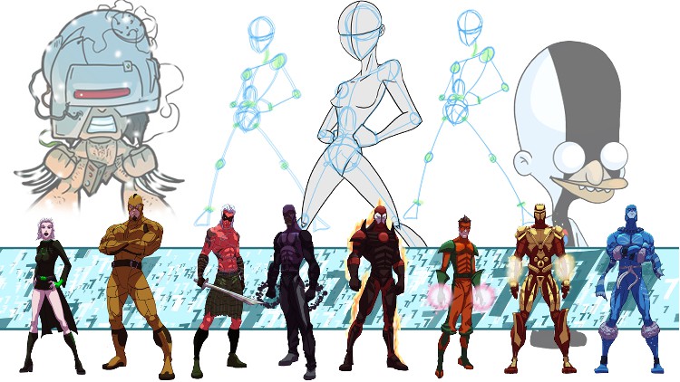 How To DESIGN CHARACTERS for comics, games and animation