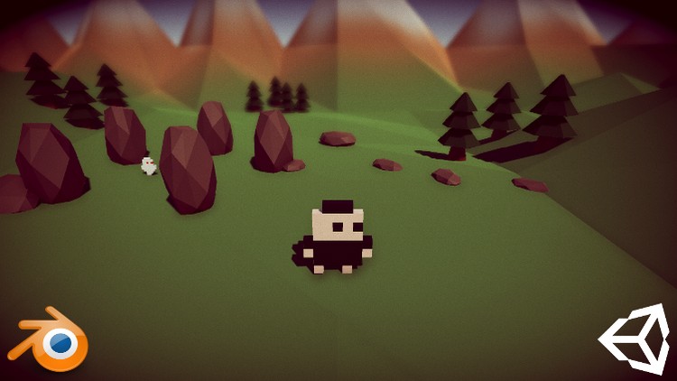 Read more about the article Create a Low Poly Game using Unity, Blender and MagicaVoxel