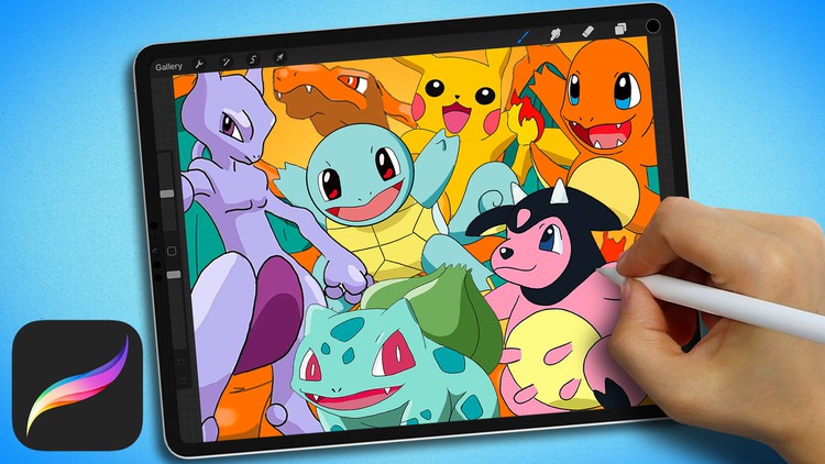Read more about the article Masterclass of Pokémon Illustrations with Procreate
