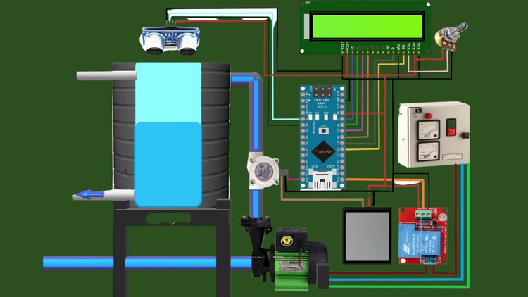 Read more about the article Arduino Water Level Checker with Automated Water Pump
