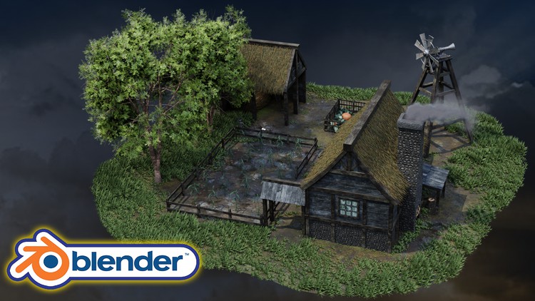 Read more about the article Blender 3 The Ultimate Medieval Scene Course