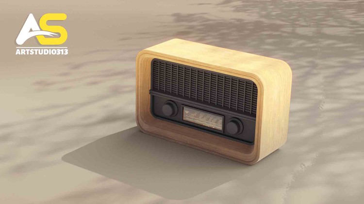 Read more about the article Blender practice by creating a stylized Radio