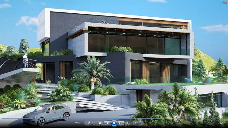 Structural&Construction Design of 2000m2 real Project Villa