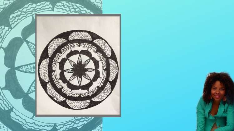 Read more about the article Mini Mandala Tutorial-How to draw a Mandala ( Beginner )