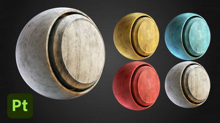 Creating a Painted Wood Material In Substance Painter