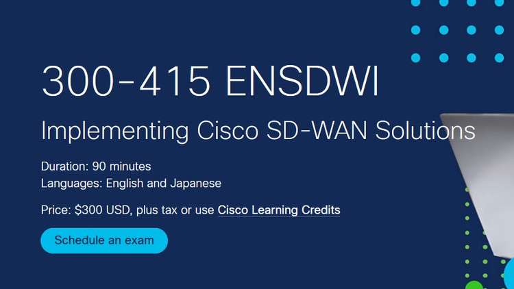 Cisco 300-415 ENSDW SDWAN Practice questions