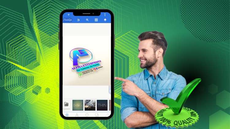 SmartPhone 3D Logo and Mockup Design