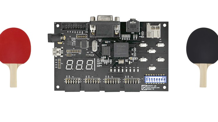 Learn FPGA design with VHDL : Ping Pong game