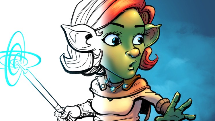 Read more about the article Let's Color a Goblin with Procreate! Complete Color Process