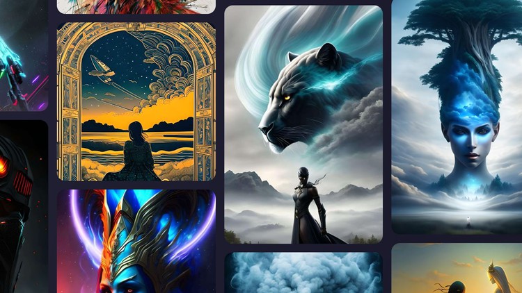 Read more about the article 10 in 1 Course : Text to Image AI Art Generators Masterclass