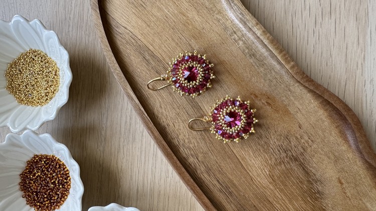 Learn How To Make Crystal Beaded Earrings