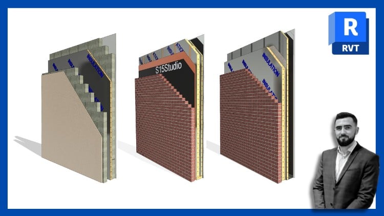 Autodesk Revit: How to create various wall types