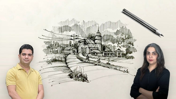 Read more about the article Architectural Sketching for Beginners- Freehand Drawing