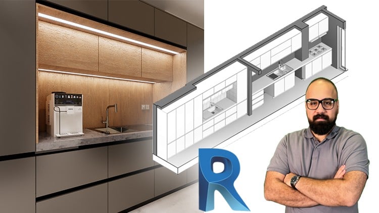 Read more about the article Revit Parametric Family- Kitchen Cabinet Design- From Zero