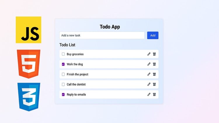 Read more about the article Todo App Project: Master JavaScript, HTML & CSS