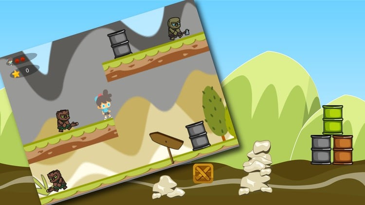 Read more about the article beginner game development course big bomber game making