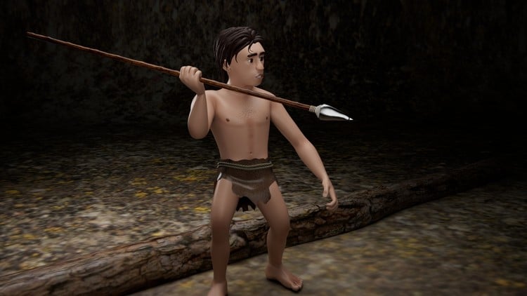 Read more about the article Creating and animating a Caveman Scene in Maya