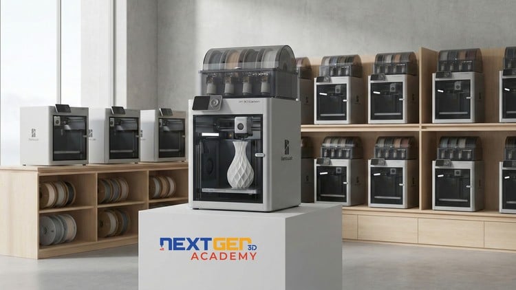 3D Printing Masterclass: Beginner to Pro with Complete Start