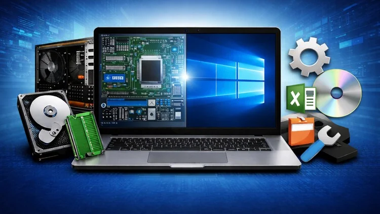 Computer Course: Hardware and Software Skills Level 1