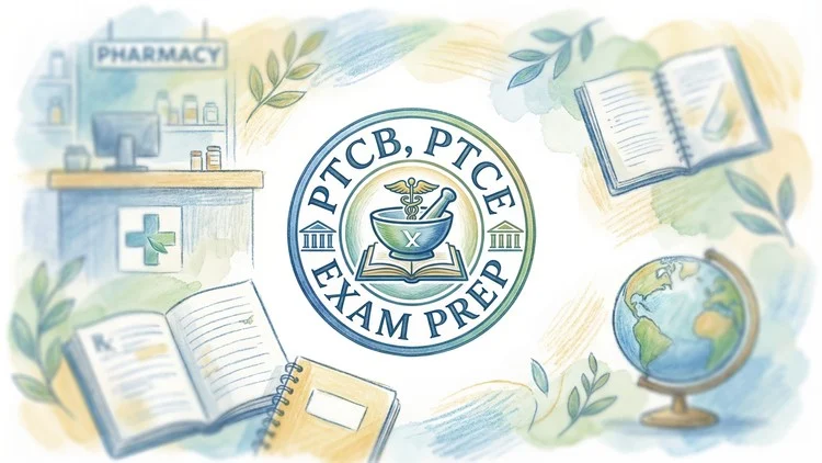 PTCB, PTCE Exam Prep 600+ Practice Questions 2026