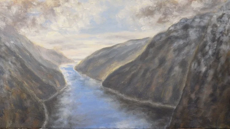 Painting Mountains using Atmospheric Perspective