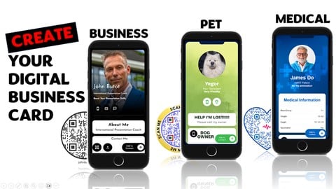 Create your Digital Business Card and QR Code