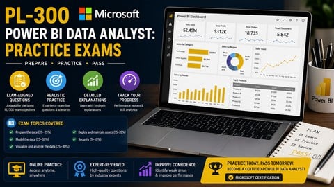 PL-300 Microsoft Power BI Data Analyst: Practice Exams