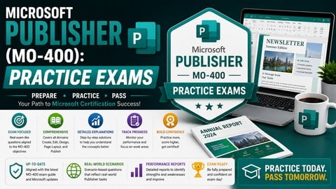 Microsoft Publisher (MO-400): Practice Exams