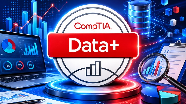 CompTIA Data+ (DA0-001): 5 Practice Exams | 450 Questions
