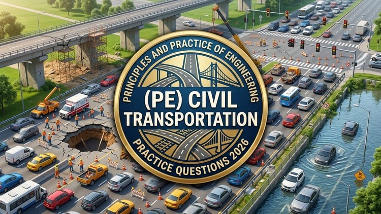 PE Civil Transportation Practice Test 2026