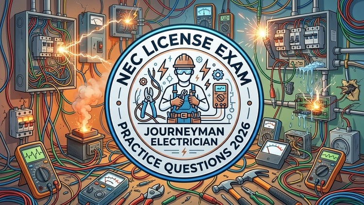 Journeyman Electrician Practice Test, NEC License Exam Prep