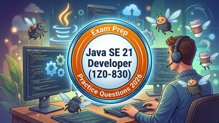 Java SE 21 Developer (1Z0-830) Practice Tests | Updated 2026