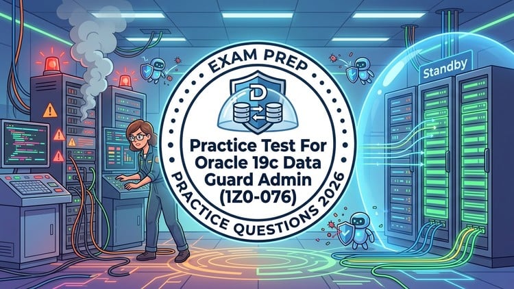 Practice Tests For Oracle 19c Data Guard Admin (1Z0-076)