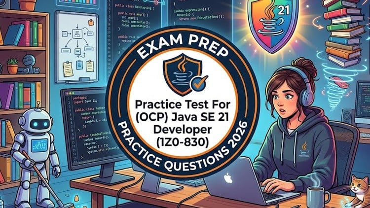 Practice Test 2026 For (OCP) Java SE 21 Developer (1Z0-830)