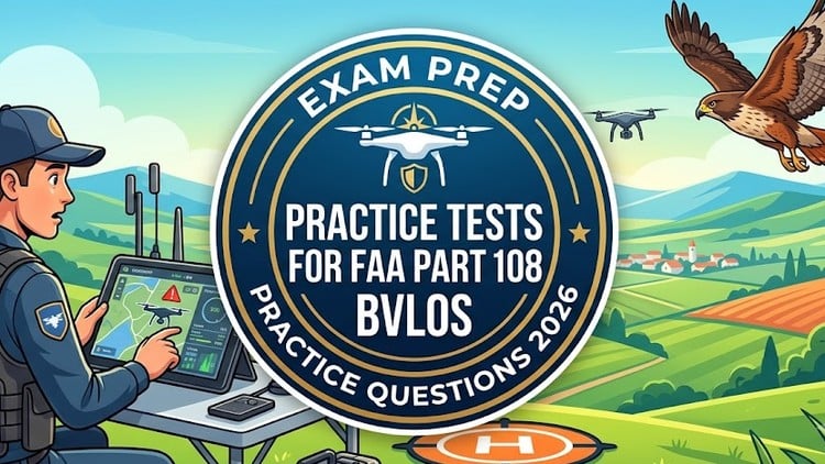Prepare For FAA Part 108 BVLOS Exam 2026: 6 Practice Tests
