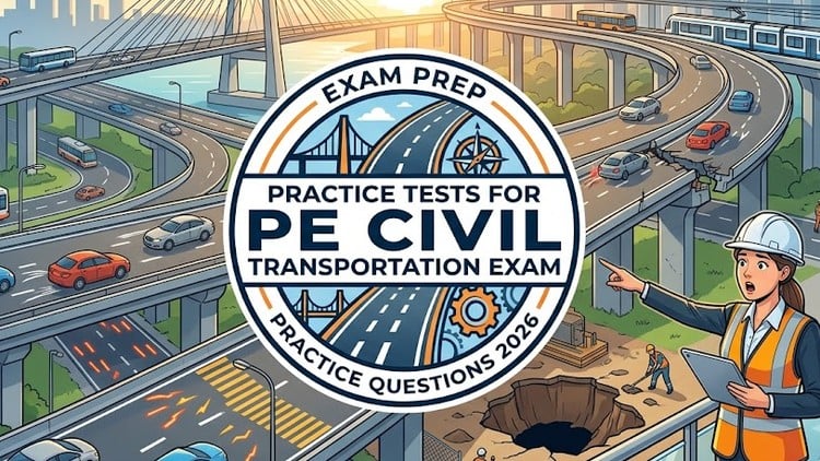 Practice Tests For 2026 The PE Civil Transportation Exam