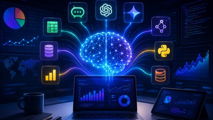 AI-Powered Data Analysis: ChatGPT, SQL, Python & BI